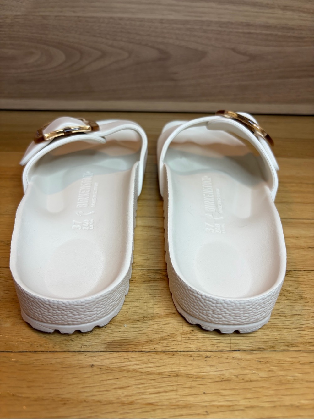 Birkenstock Madrid Big Buckle Eva White Sandals - Size 37 - Picture 4 of 8